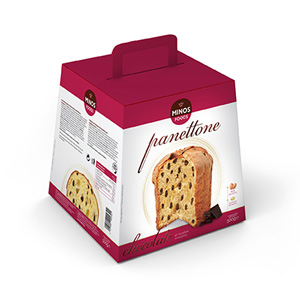 PANETTONE CHOCOLATE (ΚΟΜMATIA ΣΟΚΟΛΑΤΑΣ) 500g 
