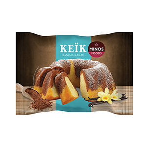 ΚΕΙΚ MINOS RONDO ME ΚΑΚΑΟ & ΒΑΝΙΛΙΑ 400g  