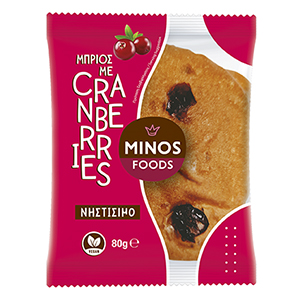 CRANBERRY BRIOCHE ΝΗΣΤΙΣΙΜΟ 80g 